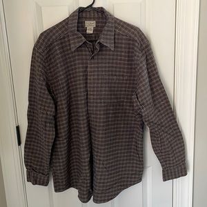 LL Bean mens flannel shirt